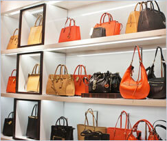 Designer handbags and accessories